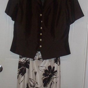POSITIVE ATTITUDE 2PC SUIT CROPPED TOP & SKIRT -14